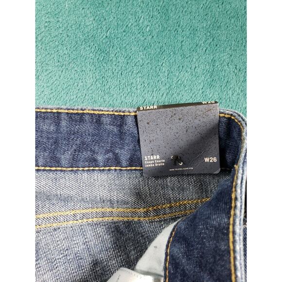 True Religion Jeans Size 26 Womens Blue Stretch Starr Cropped Straight NWT - Picture 5 of 16